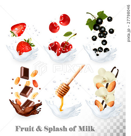 Big collection of icons of fruit and berries Big collection of icons of fruit and berries 27798046