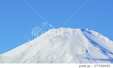 冠雪の富士山　16：9 27798085