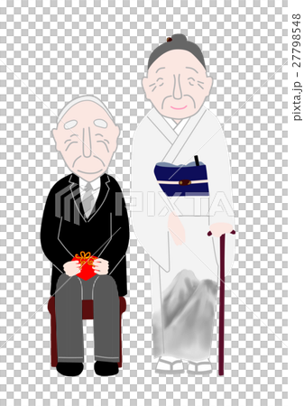 バレンタインデー 老夫婦 80代 90代 正装 バレンタインデー 老夫婦 80代 90代 正装 27798548