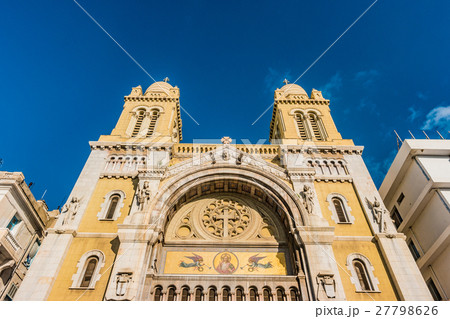 The catholic Cathedral in Tunisia, Tunis. 27798626