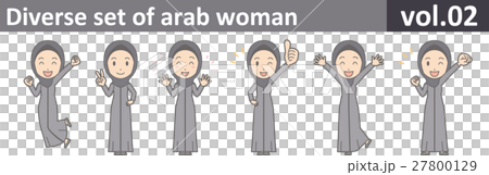 Arab women in ethnic costumes vol.02 27800129