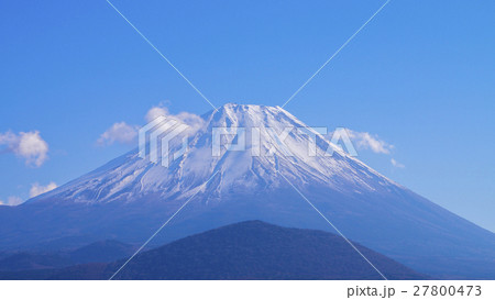 冠雪の富士山　16：9 27800473
