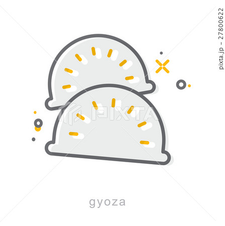 Thin line icons, Gyoza 27800622
