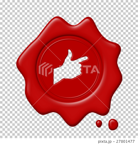 封蝋　指差しアイコン 27801477