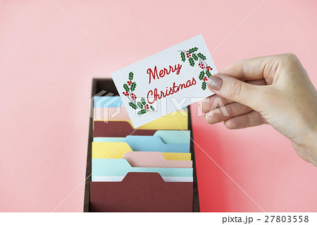 Merry Christmas Family Time Celebration Holiday Concept 27803558