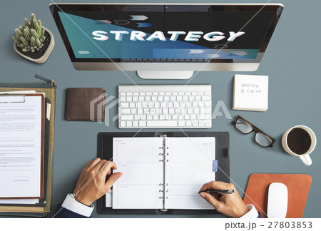 Strategy Progress Efficiency Teamwork Concept Strategy Progress Efficiency Teamwork Concept 27803853