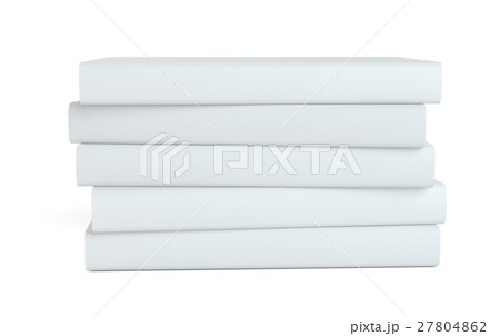 Collection of blank white books Collection of blank white books 27804862