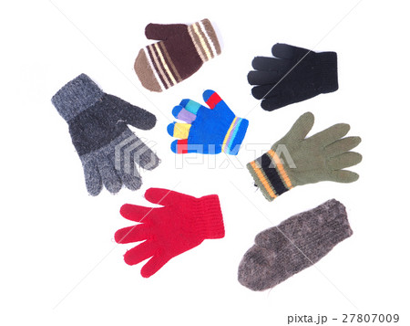 baby gloves on white background baby gloves on white background 27807009