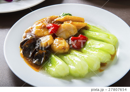 帆立と青梗菜のXO醤炒め 27807654