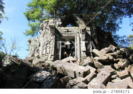 密林に眠る古代寺院跡 アンコール遺跡群 カンボジア 密林に眠る古代寺院跡 アンコール遺跡群 カンボジア 27808171