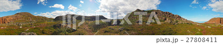 Tundra in the north of Russia. Panorama 27808411