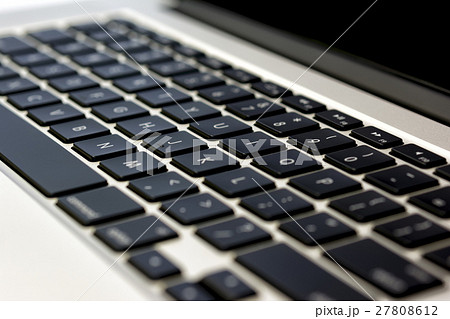 Close up of keyboard of a laptop Close up of keyboard of a laptop 27808612