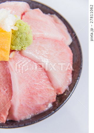 tuna belly sashimi rice tuna belly sashimi rice 27811062