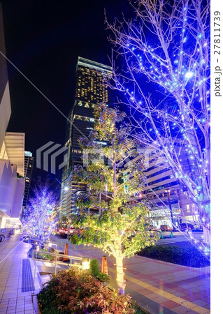 あべのハルカスとイルミネーション 27811739