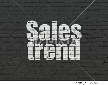 Advertising concept: Sales Trend on wall 27812539