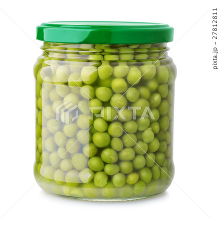 Glass jar of green peas Glass jar of green peas 27812811