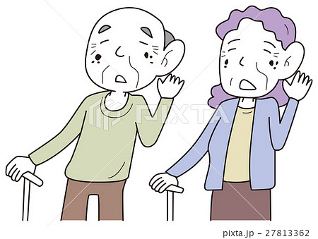 耳の遠い老夫婦 27813362
