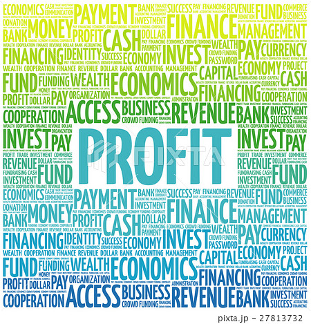 PROFIT word cloud 27813732