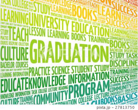 GRADUATION word cloud collage 27813750