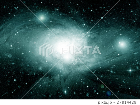 Stars, dust and gas nebula in a far galaxy Stars, dust and gas nebula in a far galaxy 27814429