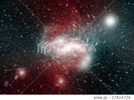 Stars, dust and gas nebula in a far galaxy 27814726