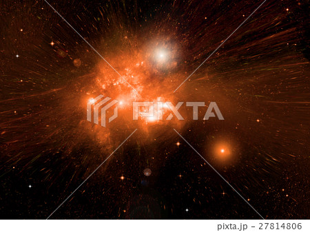 Stars, dust and gas nebula in a far galaxy Stars, dust and gas nebula in a far galaxy 27814806