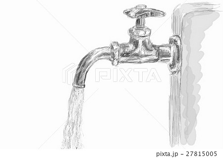 Tap drop save water save life Hand Drawn Sketch Vector illustration  15284669 Vector Art at Vecteezy