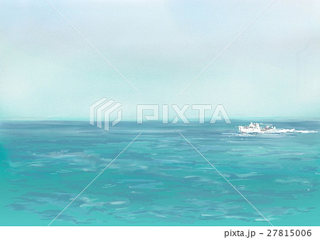 海 パソコン水彩画 海 パソコン水彩画 27815006
