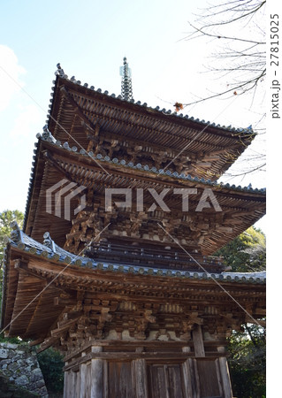 安土城跡 摠見寺三重塔 安土城跡 摠見寺三重塔 27815025