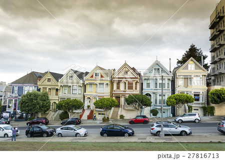 World famous row of Victorian homes World famous row of Victorian homes 27816713