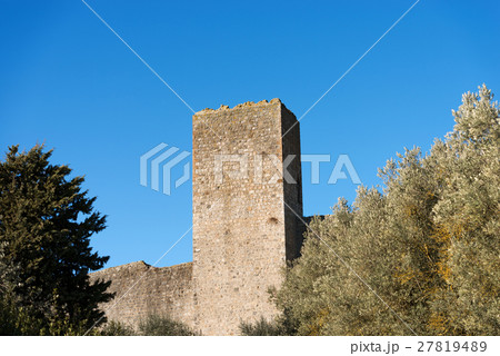 Fortified Town of Monteriggioni - Tuscany Italy 27819489