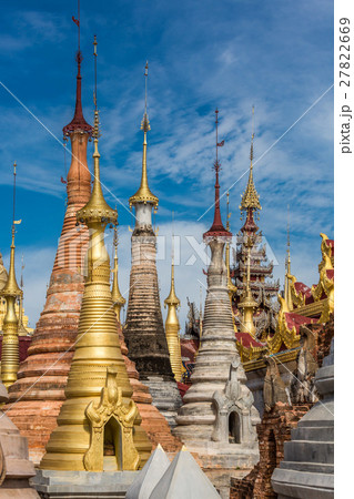 Shwe Inn Dein Pagoda Inle Lake Shan state Myanmar 27822669