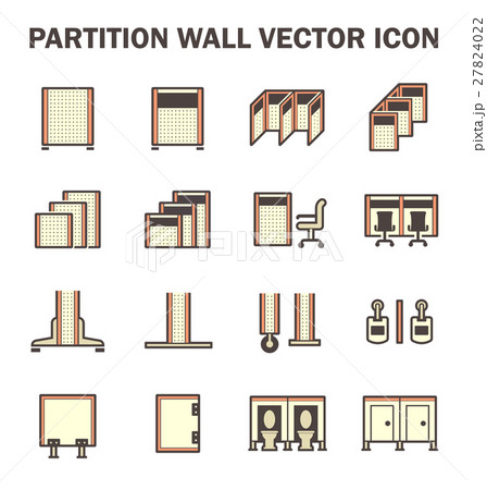 Partition wall icon 27824022