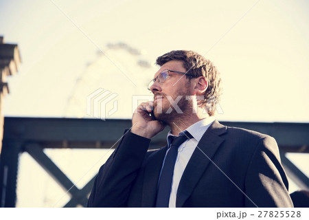 Businessman Caucasian Male Professional Concept 27825528