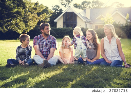 Family Generations Parenting Togetherness Relaxation Concept 27825758