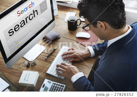 Search Engine Optimization Research Infomation Technology Concept 27826352