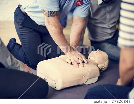 CPR First Aid Training Concept CPR First Aid Training Concept 27826842