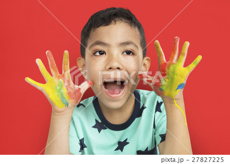 Boy Artwork Kid Child Creative Imagination Concept Boy Artwork Kid Child Creative Imagination Concept 27827225