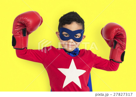 Boy Superhero Brave Child Gutsy Kid Concept 27827317