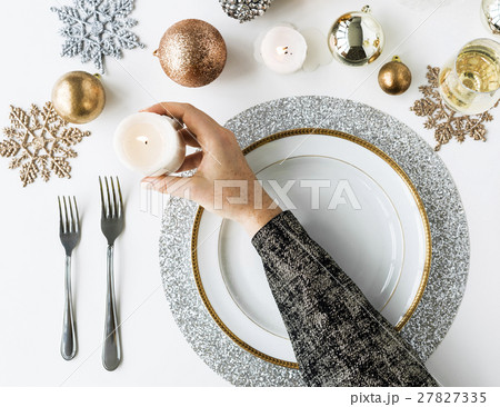 Christmas New Year Celebration Decorations Concept 27827335