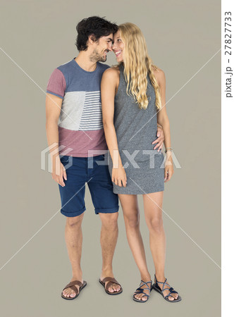 Attractive Couple Hugging Togetherness Love Concept 27827733