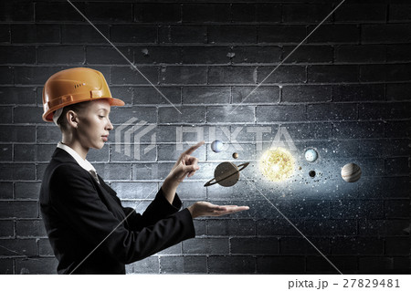 Elegant engineer woman 27829481