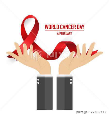World cancer day. February 4. World cancer day design background with ribbon. Vector Illustration World cancer day. February 4. World cancer day design background with ribbon. Vector Illustration 27832449