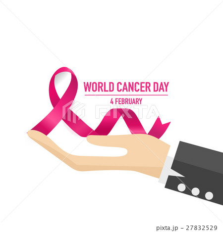 World cancer day. February 4. World cancer day design background with pink ribbon. Vector Illustration World cancer day. February 4. World cancer day design background with pink ribbon. Vector Illustration 27832529
