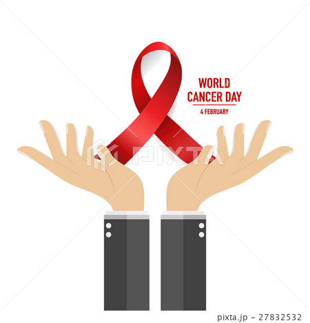 World cancer day. February 4. World cancer day design background with ribbon. Vector Illustration World cancer day. February 4. World cancer day design background with ribbon. Vector Illustration 27832532