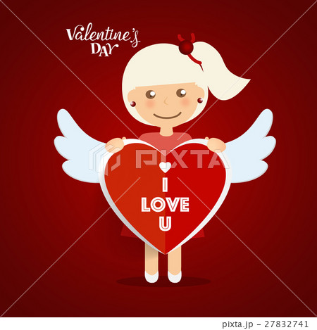 Valentines day background design. Vector illustration 27832741