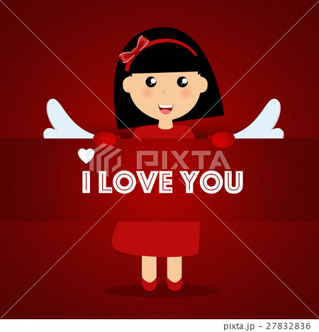 Valentines day background design. Vector illustration 27832836
