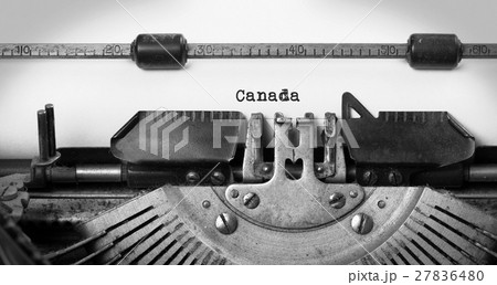 Old typewriter - Canada Old typewriter - Canada 27836480