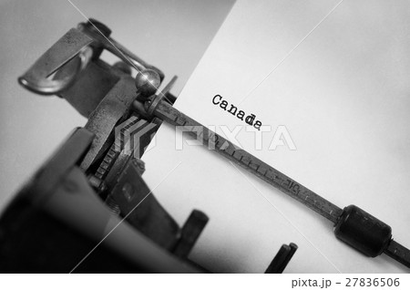 Old typewriter - Canada Old typewriter - Canada 27836506