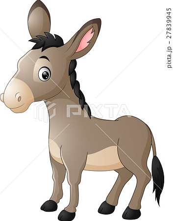 Cartoon Happy Donkeyのイラスト素材 27839945 Pixta